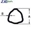 Imagens de  TUBO CARDAN TRIANG. B3  A 43.4 X S 3.3MM
