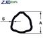 Imagens de TUBO CARDAN TRIANG. B6  A 53.6 X S 3.8MM