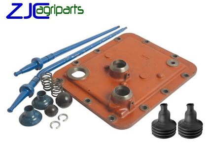 Imagens de kit ALAVANCA  MUDANÇAS + TAMPA TRACTOR FIAT REF.   C5NN7222R, E4NN7222AA20M, E4NN7222AA, C7NN7210AB, C7NN7210AE, 81818565